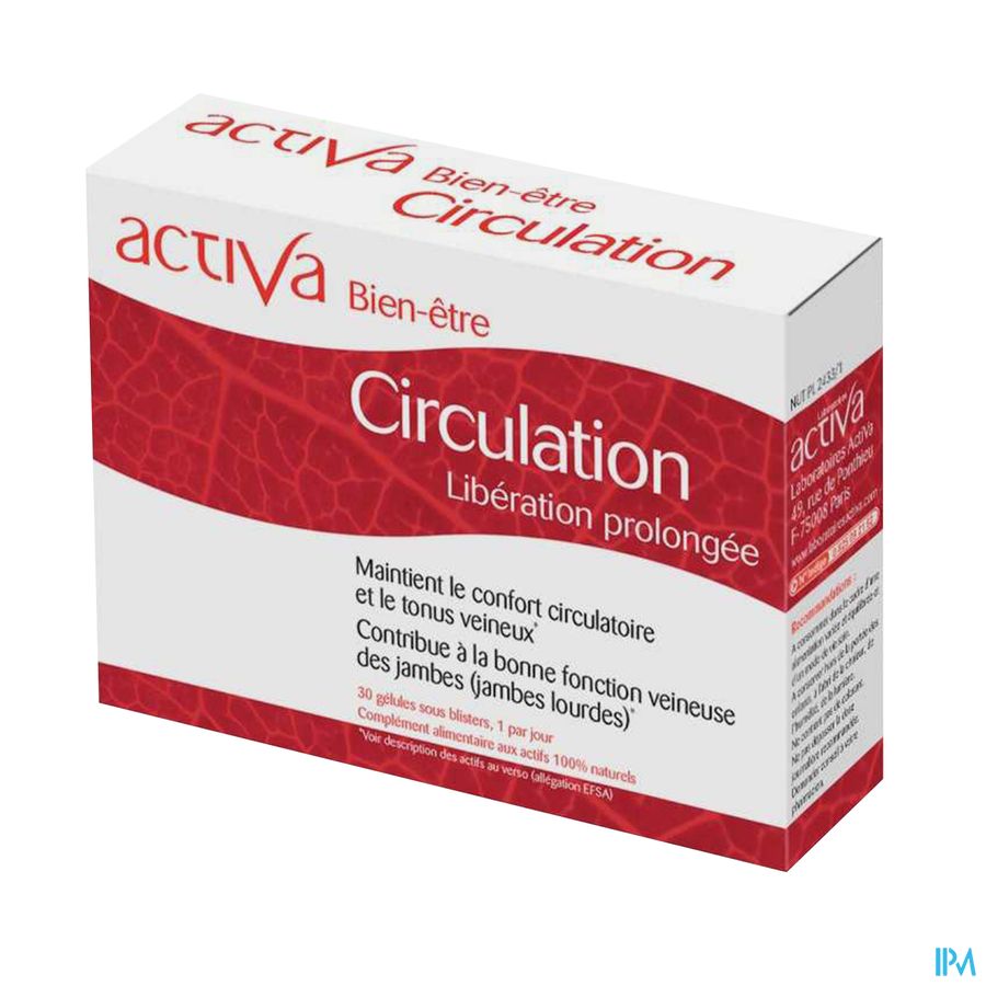 Activa Bien Etre Circulation Gelule 30