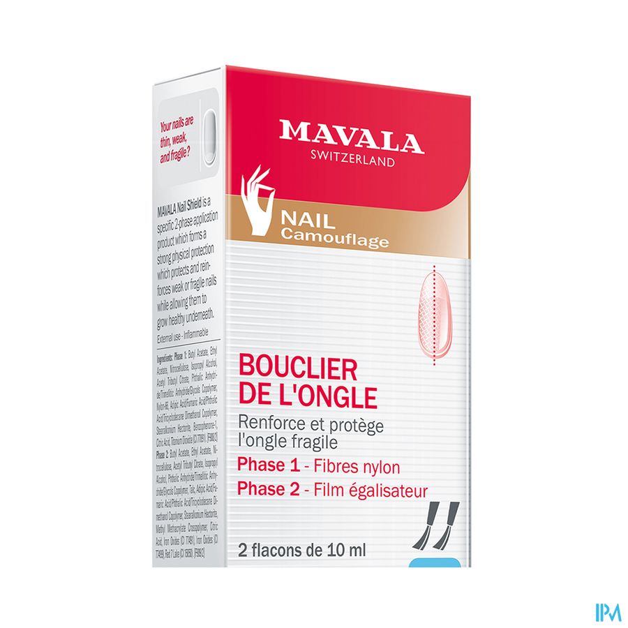 Mavala Solution Bouclier Ongles 10ml X2