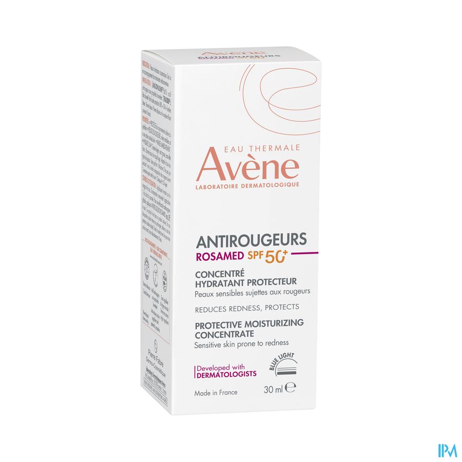 Eau Thermale Avene Antirougeurs Rosamed Spf50+ Concentre Hydratant Protecteur 30ml