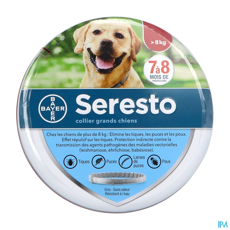 Elanco Seresto Collier Puces Tiques Grand Chien X1