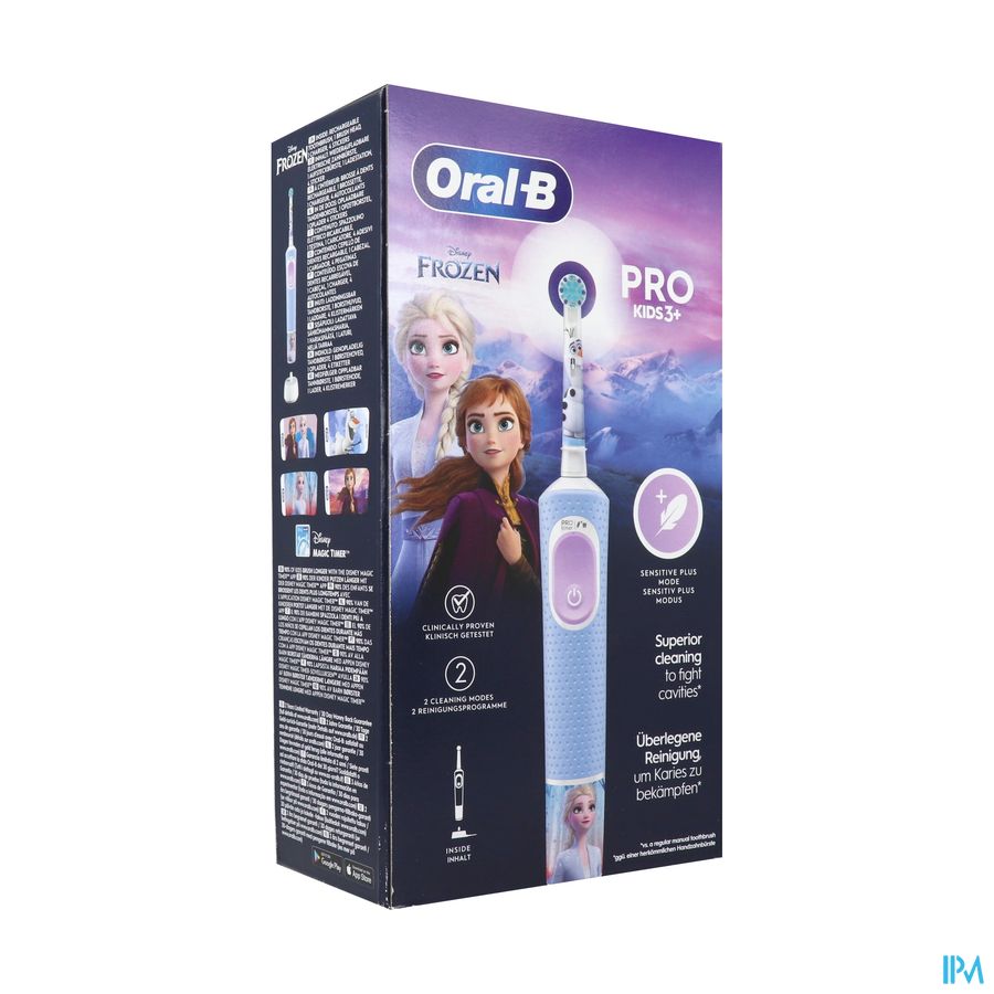 Oral B Pro Kids3+ Brosse A Dents Electrique Reine Des Neiges