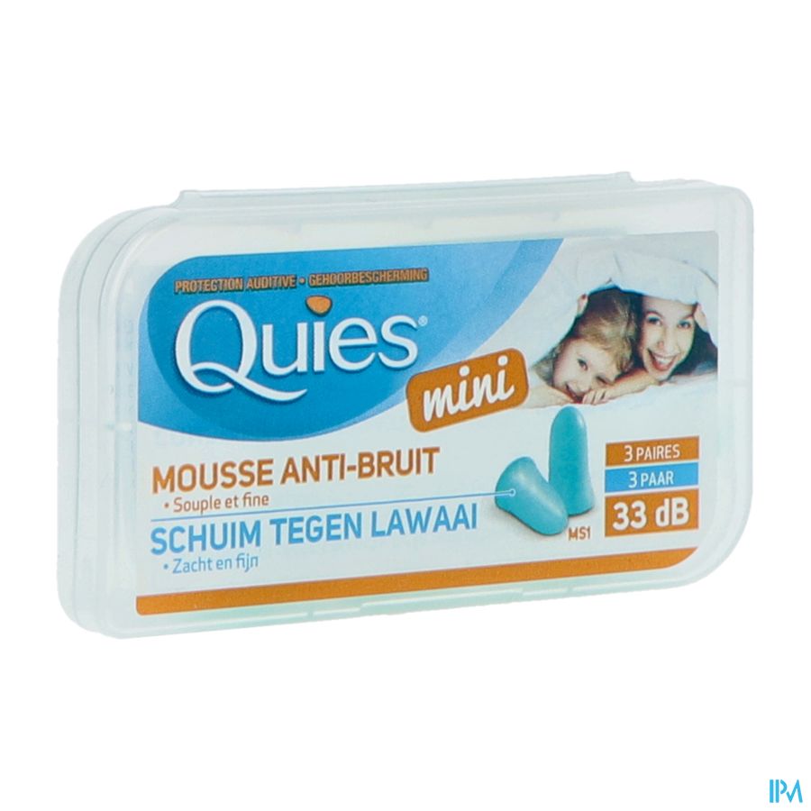 QUIES MINI PROT AUDIT MOUSS 3PAIRE