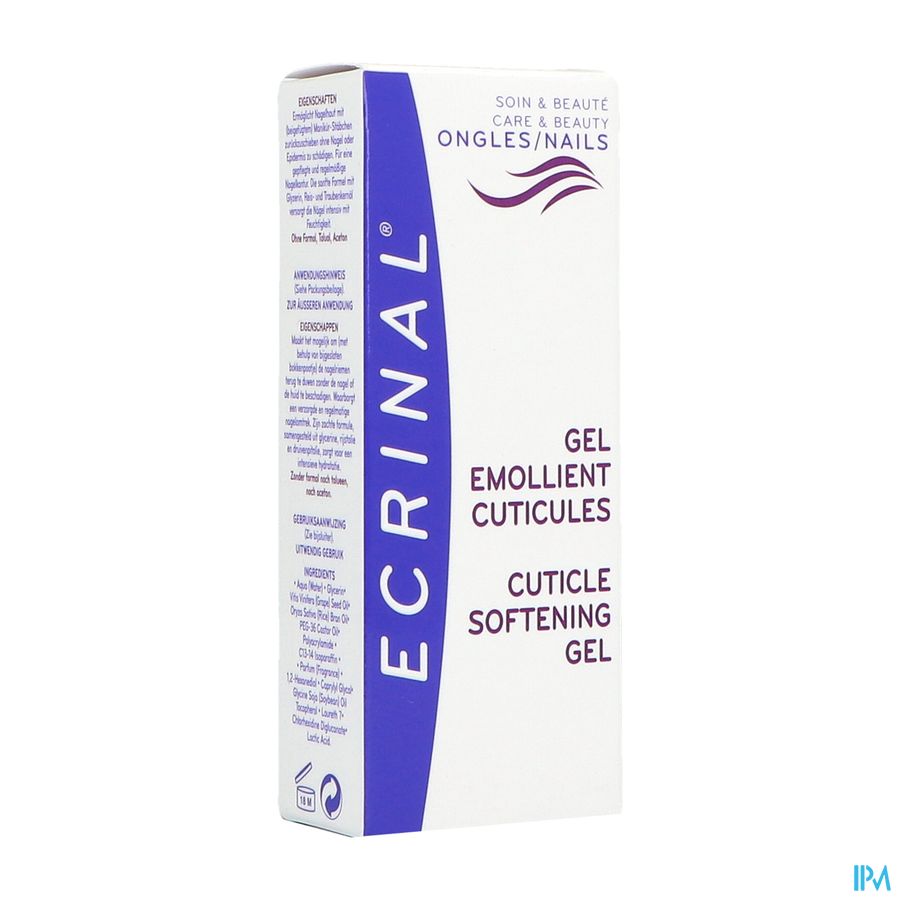 ECRINAL GEL EMOL CUTICULES 10ML