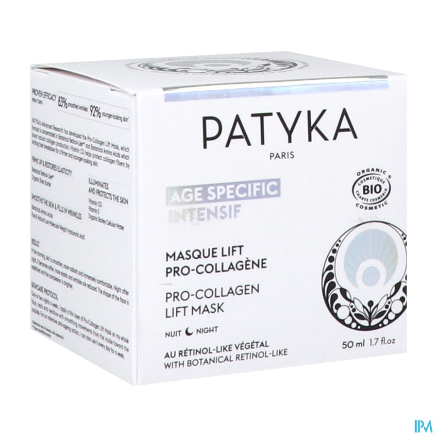 Patyka Masque Lift Pro Collagene Nuit 50ml