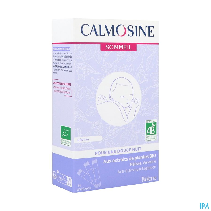 CALMOSINE SOMMEIL DOSETTES 14