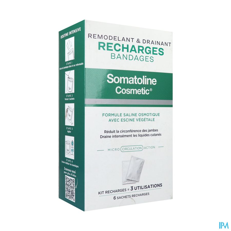 Somatoline Cosmetic Recharge Bandages X3