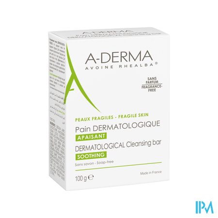 A Derma Pain Dermatologique Apaisant 100g