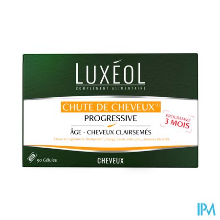 Luxeol Chute De Cheveux Progressive 3mois Gelule 90