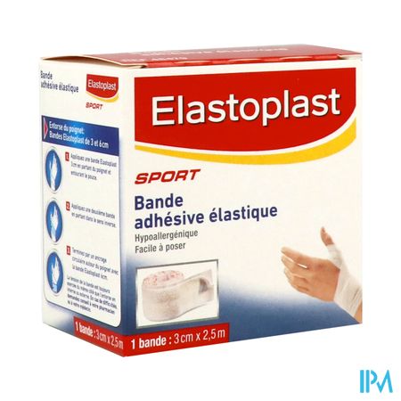 Elastoplast Bande Adhesive Elastique 2m5 X 3cm