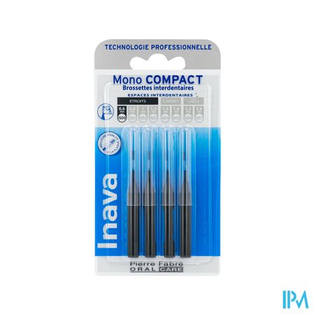 Inava Mono Compact Brossette Noir X4