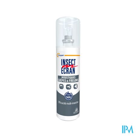 Cooper Insect Ecran Moustique Guepes Frelons Repulsif Peau Spray 100ml