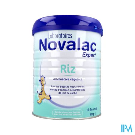 NOVALAC EXP RIZ 0-36MOIS LAIT 800G