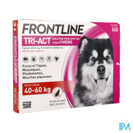 Frontline Tri Act Spot On Chien Xl Solution X3