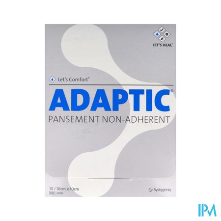 Adaptic Pansement Gras 10cm X 10cm 10