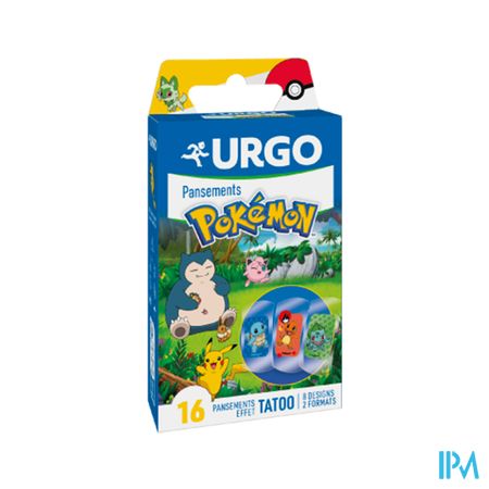 URGO PANS POKEMON TATOO 16