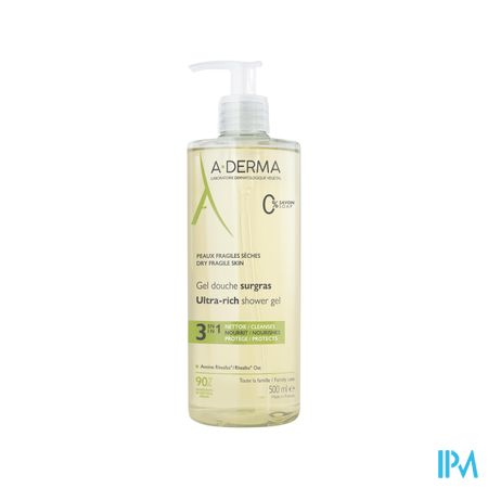 A Derma Gel Douche Surgras 500ml