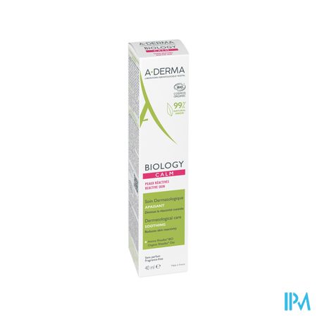 A Derma Biology Calm Soin Dermatologique Apaisant 40ml