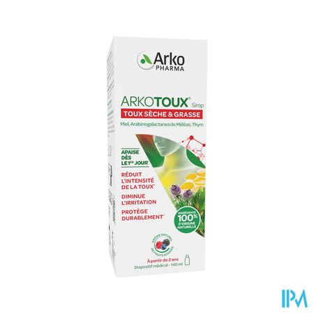 Arkopharma Arkotoux Soulage La Toux Sirop 140ml