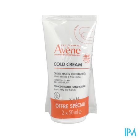 Eau Thermale Avene Cold Cream Mains Concentree 50ml X2