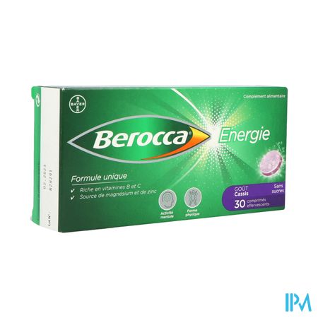 Berocca Energie Cassis Comprime Effervescent 30