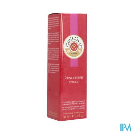 Roger Gallet Gingembre Rouge Eau Fraiche Vaporisateur 30ml