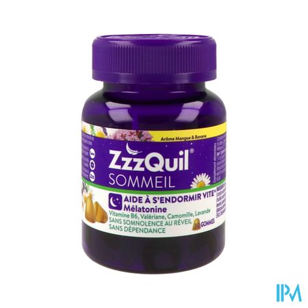 Zzzquil Sommeil Mangue Banane Gomme 30