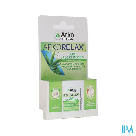 Arkopharma Arkorelax Cbd Flexidose Comprime Sublingual 60