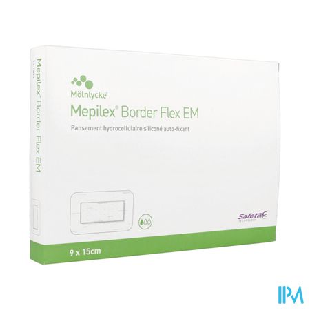 Mepilex Border Flex Em Pansement 9cm X 15cm 10