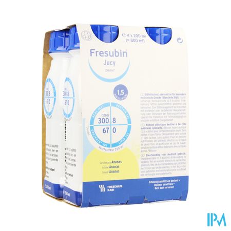 Fresubin Jucy Drink Ananas 200ml X4