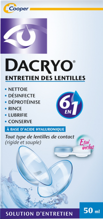 DACRYOLENS ENTRETIEN LENTILLE 50ML