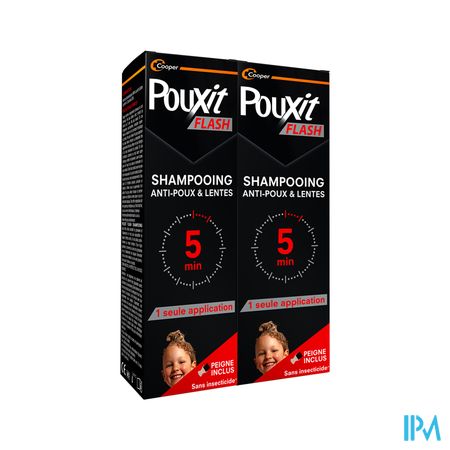 Cooper Pouxit Flash Shampooing 100ml X2 -15%