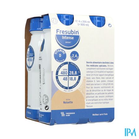 Fresubin Intense Drink Noisette 200ml X4