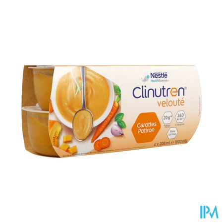 CLINUTREN SOUP VEL CAR/POT 200MLX4