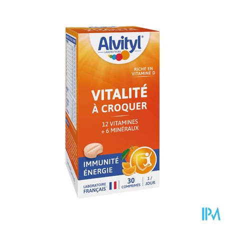 Alvityl Vitalite Adulte Comprime A Croquer 30