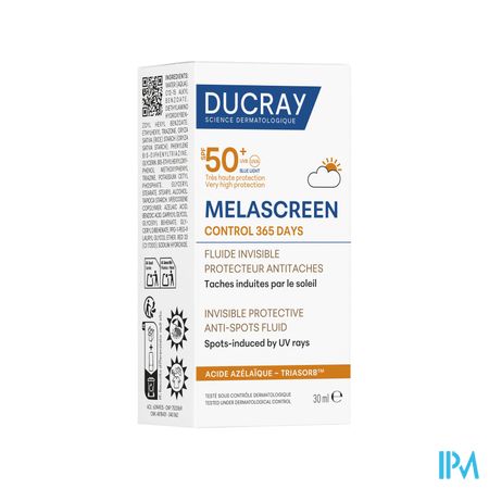 Ducray Melascreen Control Fluide Invisible Uv 50ml