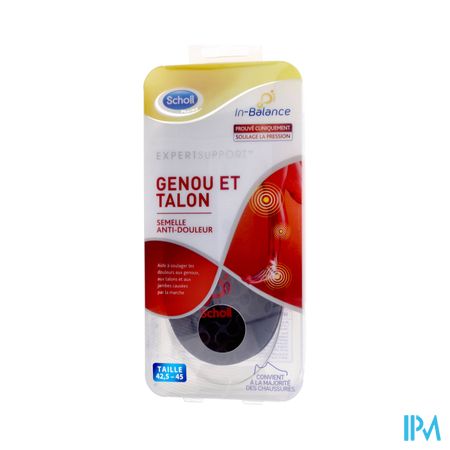 Scholl Semelle In Balance Anti Douleur Genou Talon T3 X2