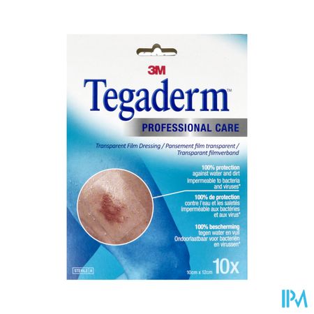 TEGADERM PANS ADH TR 10X12CM 10