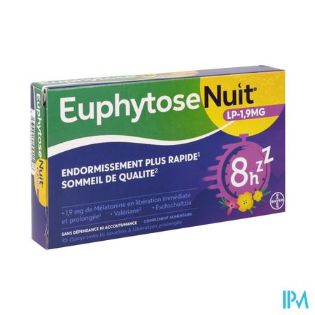 Euphytosenuit Lp 1mg9 Comprime A Liberation Prolongee 15