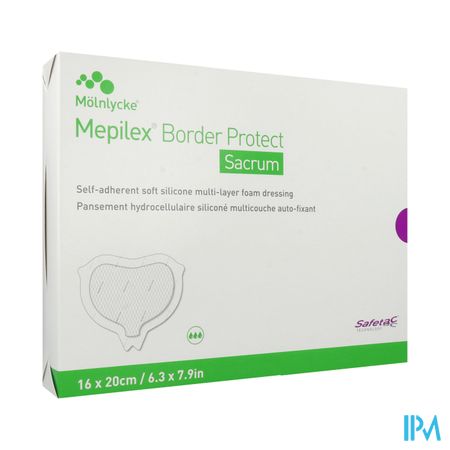 Mepilex Border Sacrum Pansement 16cm X20cm 10