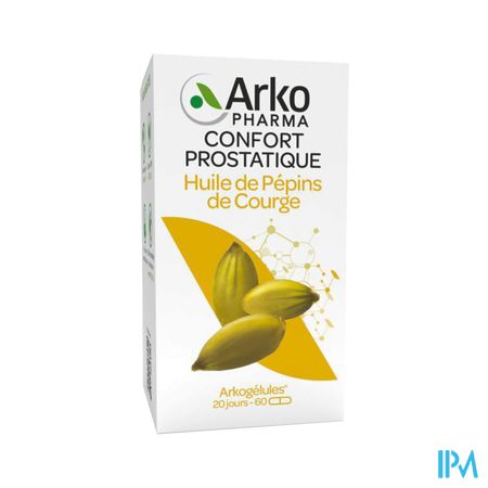 Arkopharma Arkogelules Huile Pepins De Courge Bio Gelule 60