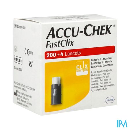 Accu Chek Fastclix Lancette Sterile 204