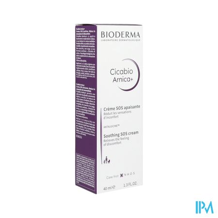 Bioderma Cicabio Arnica+ Creme Sos Apaisante Sans Parfum 40ml