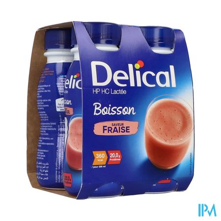 DELICAL BOIS HPHC LACT FRAI200MLX4