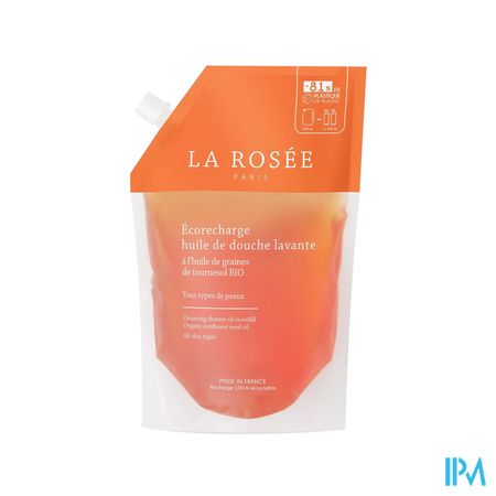 La Rosee Huile De Douche A l'huile De Graine De Tournesol Bio Ecorecharge 800ml