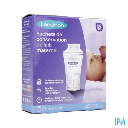 Lansinoh Sachet Conservation Lait Maternel25 99205