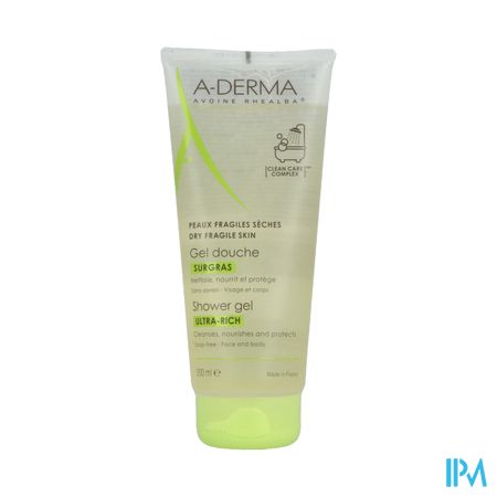 A Derma Gel Douche Surgras 200ml
