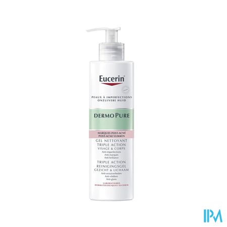Eucerin Dermopure Gel Nettoyant Triple Action 400ml