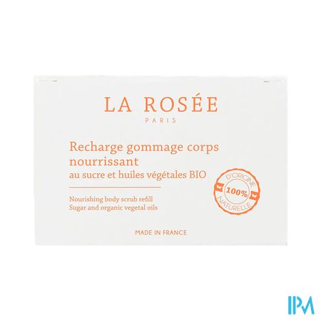 La Rosee Gommage Corps Nourrissant Au Sucre Et Aux Huiles Vegetale Bio Recharge 200g