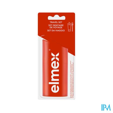Elmex Set Dentaire Voyage Brosse A Dents + 2 Dentifr