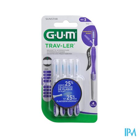 Gum Travler Brossette Interdentaire Cylind 1mm2 X4